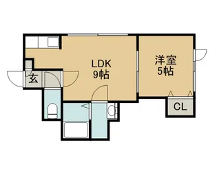 CANYONRIVERⅡ(キャニオンリバー)【2階】の間取り