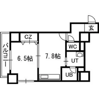 セントポーリアクレア【0502号室】の間取り