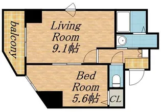 パーチェ豊平公園【803号室】の間取り