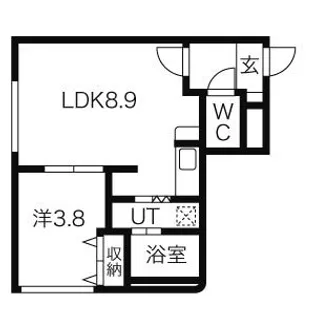 N・424【2階】の間取り