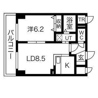 ヘルム21【7階】の間取り