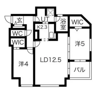 F114【9階】の間取り