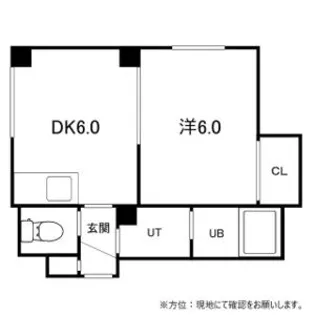 メゾンドール田口【0102号室】の間取り