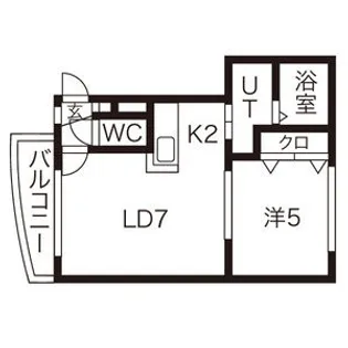 WILL【202号室】の間取り