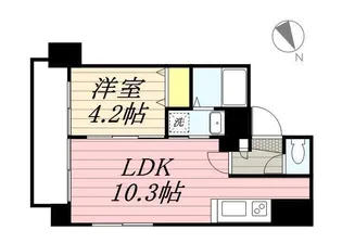 ハーモニーコート東札幌【9階】の間取り