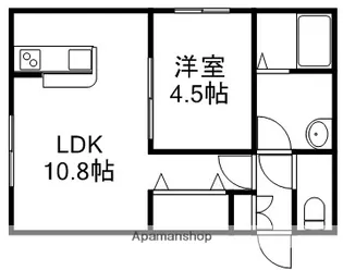 G CREA (ジークレア)【306.号室】の間取り