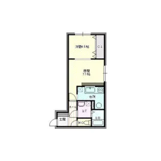 R-FREE真栄21【4階】の間取り