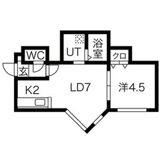 PRESTIGE HIRAGISHI【306号室】の間取り