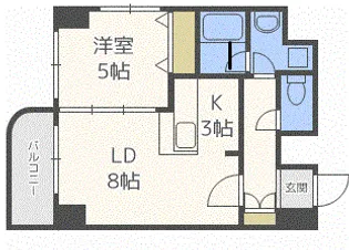 ブリッジひばりが丘【6階】の間取り