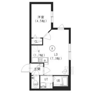 クルタ発寒南【2階】の間取り
