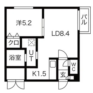 アルシオーネN4【302号室】の間取り
