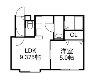 ハーモニー ビコウ【103号室】の間取り
