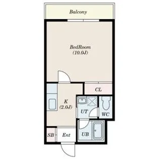 アパートメントハウスキャロル【312号室】の間取り
