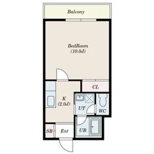 アパートメントハウスキャロル【3階】の間取り