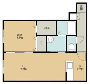 LA BELLA(ラベーラ・本郷)【3階】の間取り