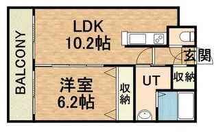 コンフォートパレス【302号室】の間取り