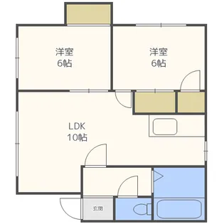 ハイツ山崎【2階】の間取り
