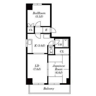 ティアナビル【3階】の間取り