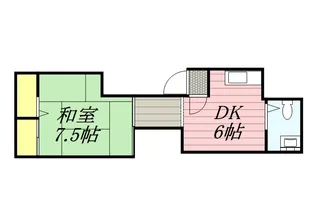 サンハイツ【0007号室】の間取り