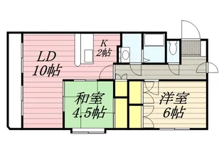 メゾンドペルル【0203号室】の間取り
