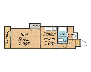 マリアージュひうら【3階】の間取り