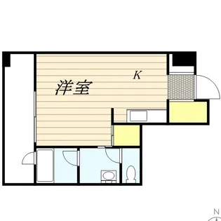 ラフィネタワー札幌南3条【0505号室】の間取り