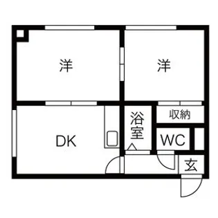 オリエント北野【205号室】の間取り