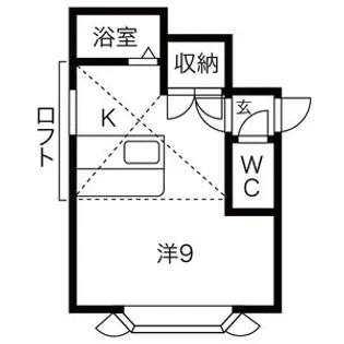 プラチナパレス【101号室】の間取り