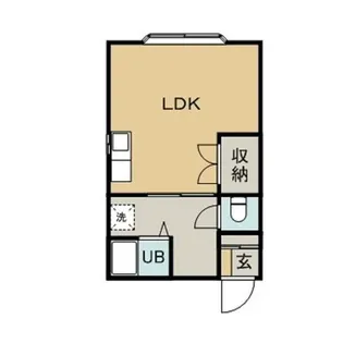 リラハイツ東海【101号室】の間取り