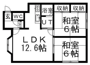 パスウェイD2【0105号室】の間取り