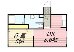 BLANCNOIR EAST SAPPORO ANDANTE【0201号室】の間取り