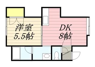 リブウェルJ・C【0202号室】の間取り