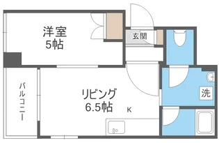 松本ビル【0205号室】の間取り