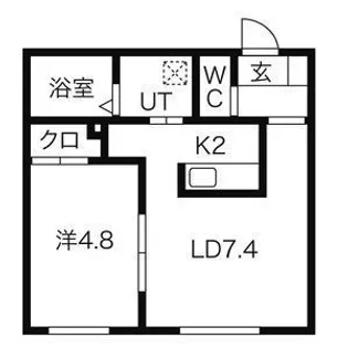 エンチャントプロスパー19【2階】の間取り