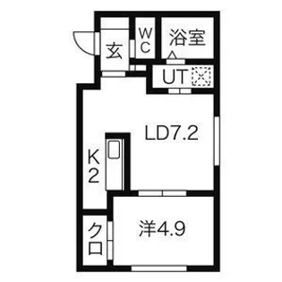 エンチャントプロスパー19【4階】の間取り