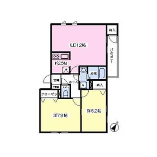 ユイマールハウス【4階】の間取り