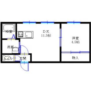 第一平成ビル【202号室】の間取り
