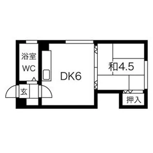 南郷ハイツ【7号室】の間取り