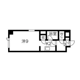 NACビル豊平【5階】の間取り