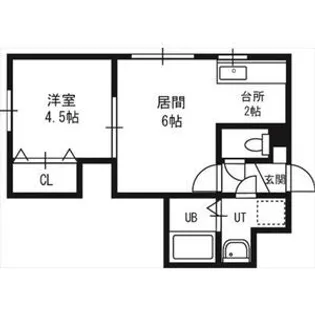 WISTERIAーS【00402号室】の間取り