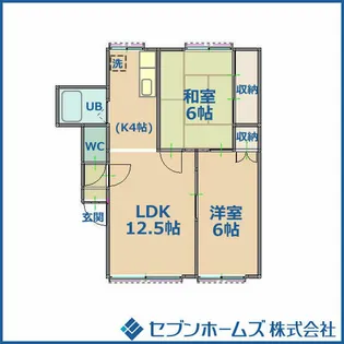 コーポ中村【3階】の間取り