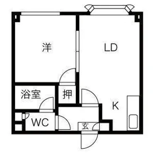 モア澄川【205号室】の間取り