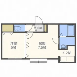 52EAMES【3階】の間取り