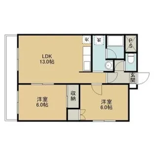 アクティブプラザ厚別西(住居)【4階】の間取り