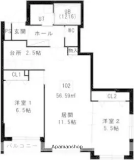 ノヴァ本郷ST.【1階】の間取り