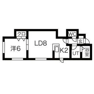 REST HILLS白石駅 A棟【3階】の間取り