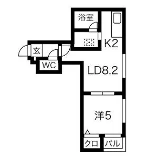 ル・ヴェルジュ【301号室】の間取り