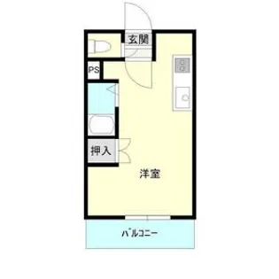 パレス南郷【4階】の間取り