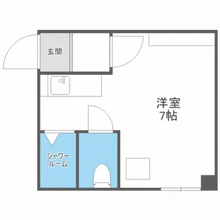 TーROUTE(ティールート)菊水【212号室】の間取り