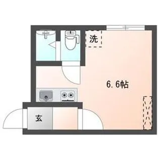 TーROUTE(ティールート)菊水【405号室】の間取り